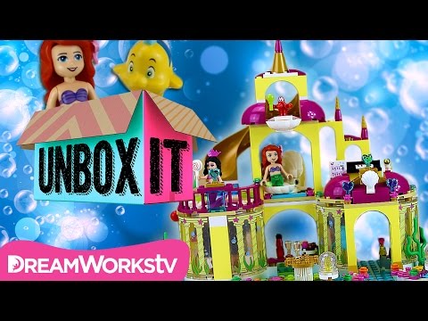 YouTube thumbnail: LEGO Disney Princess Ariel's Undersea Palace | UNBOX IT