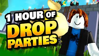 Getting FREE ITEMS FOR 1 HOUR from Drop Parties on Roblox Islands