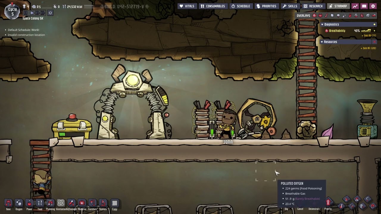 Space Colony 5K Day Three