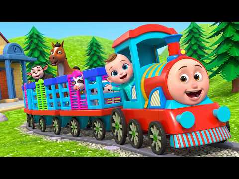 Choo Choo Train | Sing Along With A Colorful Train | New Cartoon Video | Toto Planet