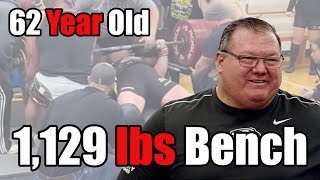 62 Year Old | Bill Gillespie | Bench Press | 1,129 lbs