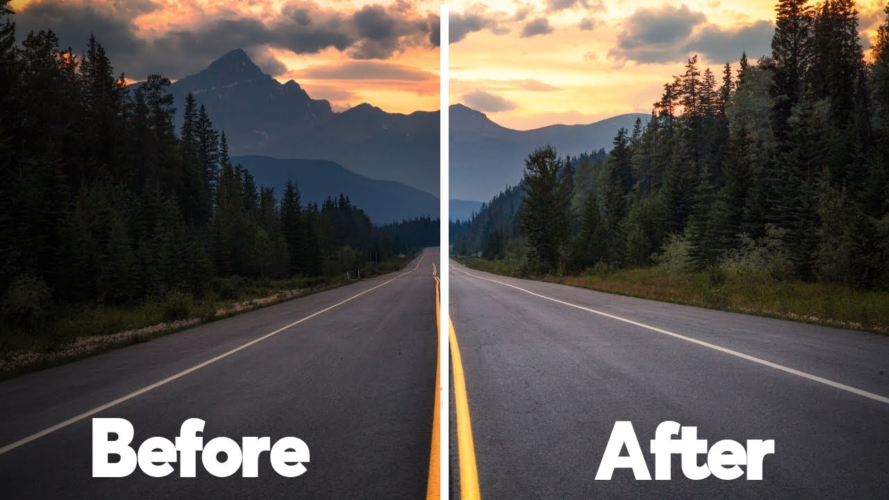 How to adjust brightness and contrast in Photopea - YouTube