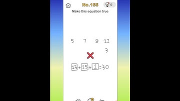 Brain Out Level 155 Make this equation true