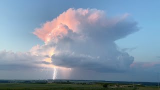 Burze w województwie świętokrzyskim | Time lapse | 18.06.2023