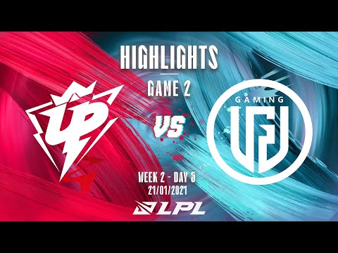 [Highlights] UP vs. LGD - Game 2 | Tuần 2 Ngày 5 | LPL Mùa Xuân 2022