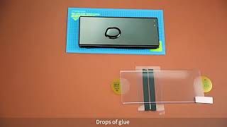 Blueo UV Glue Tempered Glass iNstallation Video