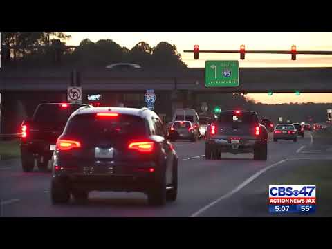 Diverging diamond concept for Butler Blvd and San Pablo Road - YouTube