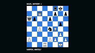 English Opening Karpov, Anatoly 2690 vs Miles, Anthony J 2555