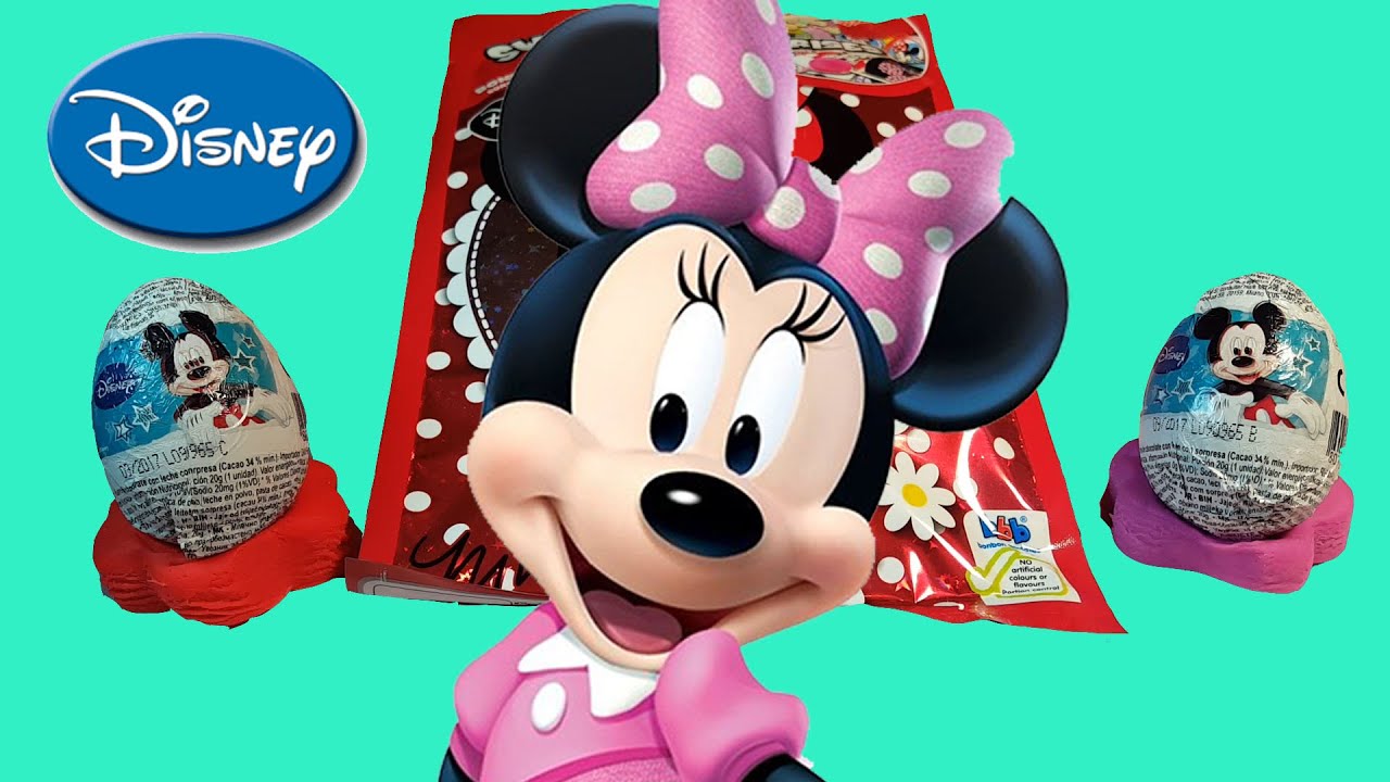 Minnie Mouse surprise blind bag unboxing and two Disney surprise eggs opening
