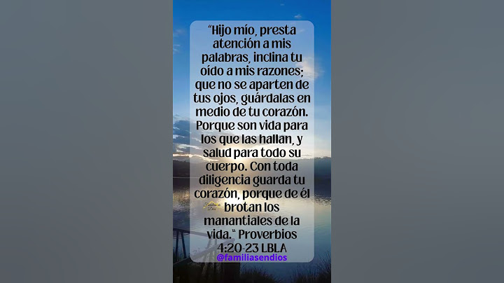 Dios nos da vida