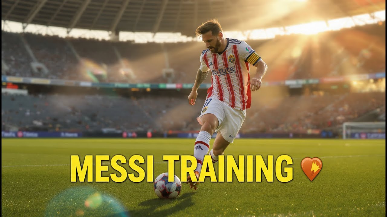 Lionel Messi ⚽ Mastering the Football Ground – Ultimate Training Session