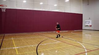 Full Court Basketball Jump Shot Transition Footwork
