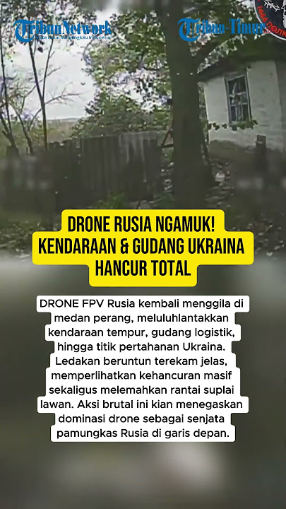DRONE RUSIA NGAMUK! KENDARAAN & GUDANG UKRAINA HANCUR TOTAL