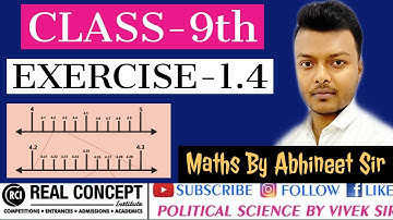 EXERCISE-1.4 || CLASS-9TH || MATHS || CHAPTER-1 || NUMBER SYSTEM || CBSE || NCERT || BY ABHINEET SIR