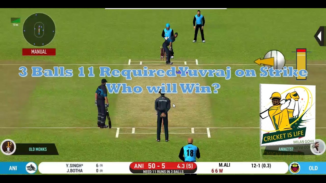 Last Ball Thriller 🔥🏏 | Can Yuvraj Singh do it | Great Match | Real ...
