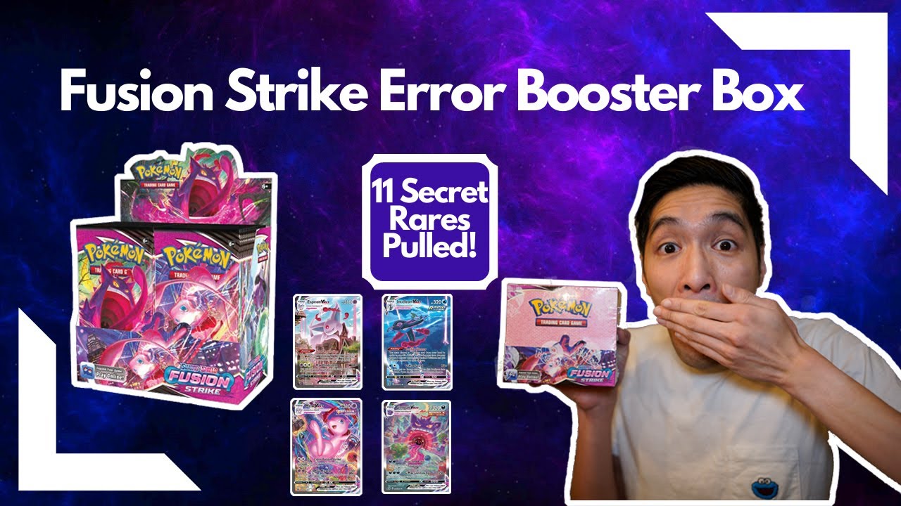 THE BEST POKEMON FUSION STRIKE BOOSTER BOX EVER! INSANE ERROR BOX! 19 PULLS!! 5 ALT ARTS!! THE BEST POKEMON FUSION STRIKE BOOSTER BOX EVER! INSANE ERROR BOX! 19 PULLS!! 5 ALT ARTS!!