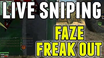 MW3: "Faze Freak Out" Live Sniping Dome Madness!! | Chaos