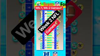NFL Week-2 Games And First Week Results & Predictions,#mnf #nfl #predictions  #americanfootball 🏈