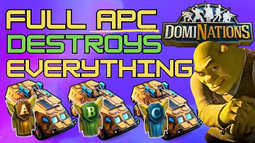 This NEW FULL APC Strategy is INSANE! - DomiNations