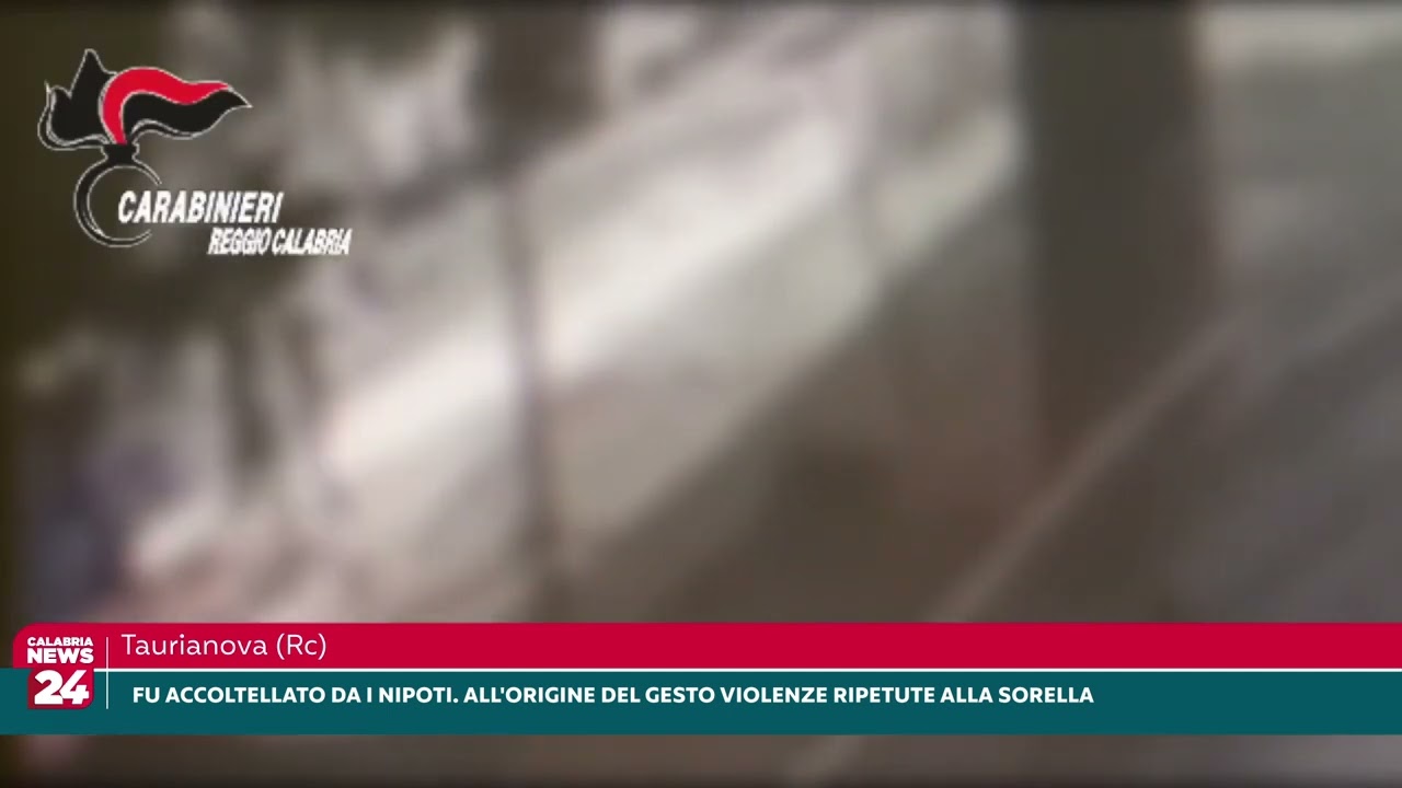 Taurianova (Rc): Fu accoltellato da i nipoti ,all'origine del gesto violenze sulla sorella