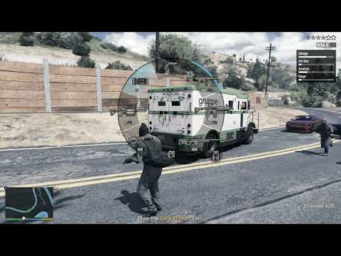 GTA 5 - Stockade Heist + Ten Star Escape