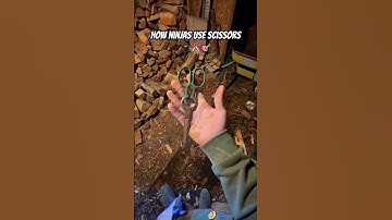 This is how a Ninja uses scissors! 🥷✂️😂 #shorts #ninja #skills #humor #fyp #scissors #ytshort