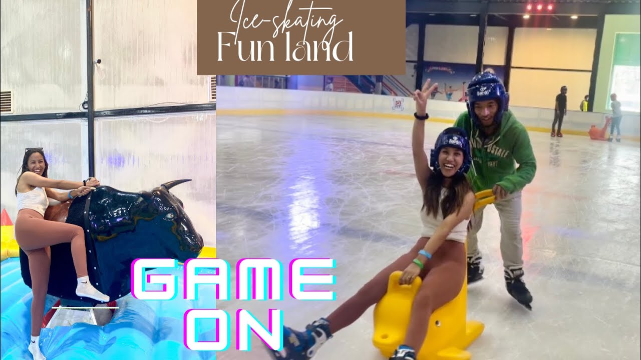 Landed at the Fun land// Iceskating//first time//Kathmandu//Tibetan