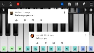 EASY | Believer - Imagine Dragons • Perfect Piano Tutorial on App screenshot 5