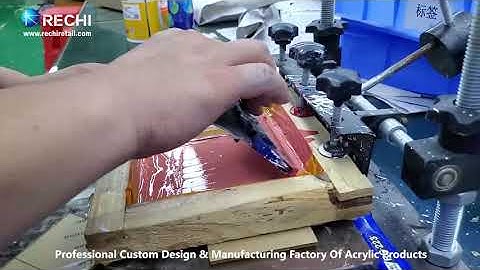 RECHI |Custom Design & Manufacturing Acrylic Factory|How To Silk Screen Print Acrylic Storage Box