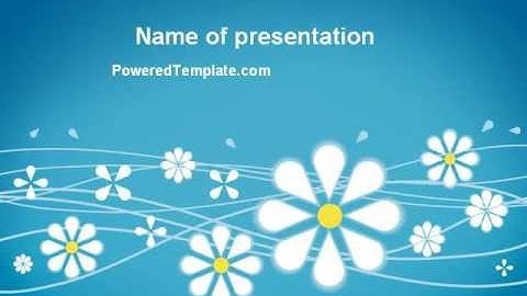 Spring PowerPoint Template by PoweredTemplate.com