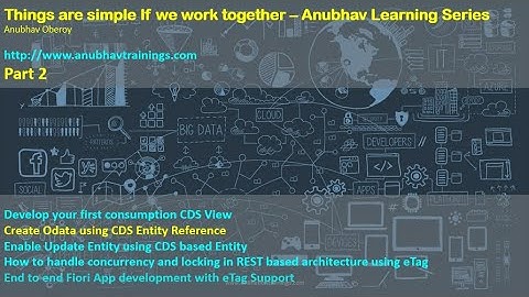 Part 2 Concurrency control and ETags in OData | Optimistic locks in OData