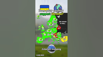 Does Your Country Support Ukraine? 🇺🇦 #shorts #map #europe