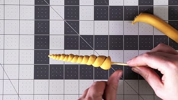 How to Make a Unicorn Horn for A Unicorn Cake