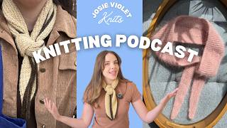 Sweet Dreams Sweater, Super Basic Tee and tiny scarves! ✨ Josie Violet Knits ep.13
