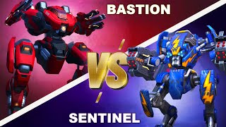 Who is really better? Bastion & Discs vs Sentinel & Storm Rack | Mech Arena