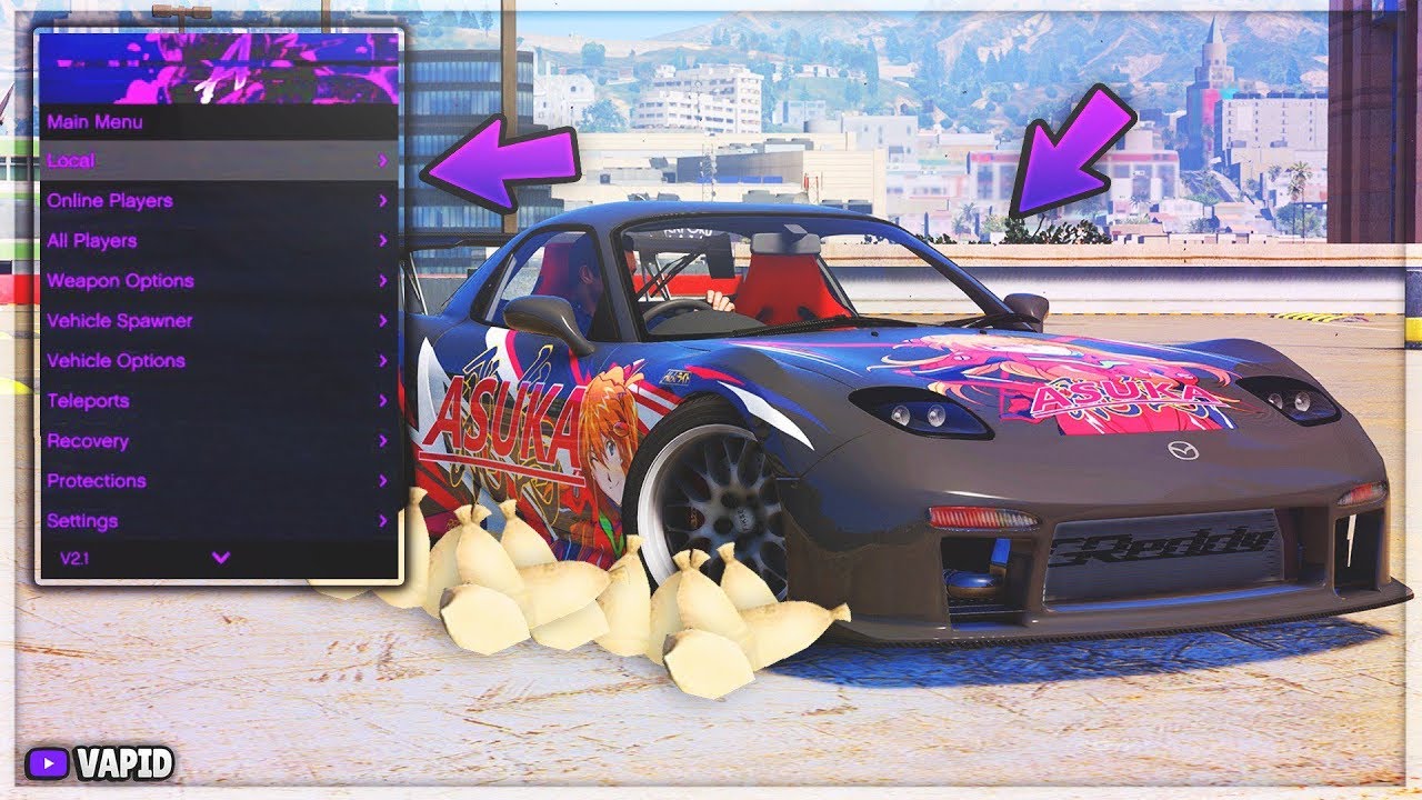 GTA 5/1.46] WildeModz & GraFfiX Mod Menu Base Source (PS4 JAILBREAK) 