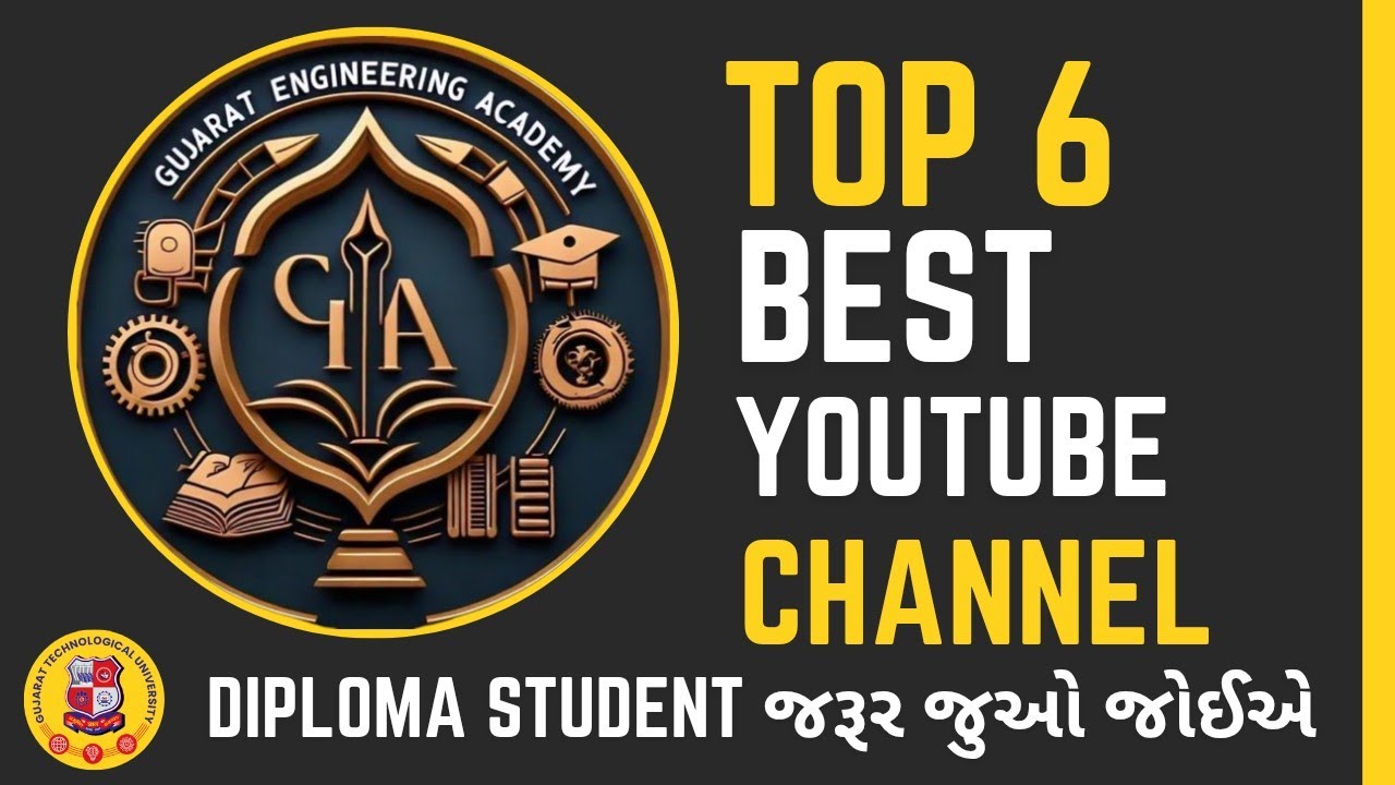 🎓Top 6 Best YouTube Channels for Diploma Students | Must Watch for GTU ...