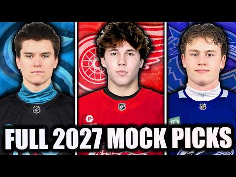 2027 NHL MOCK DRAFT: My Early Top 16 Predictions!