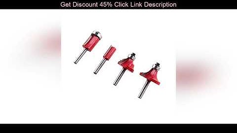 Deal 6mm Shank 35PCS Router Bits Set Professional Shank Tungsten Carbide Router Bit Cutter Set With