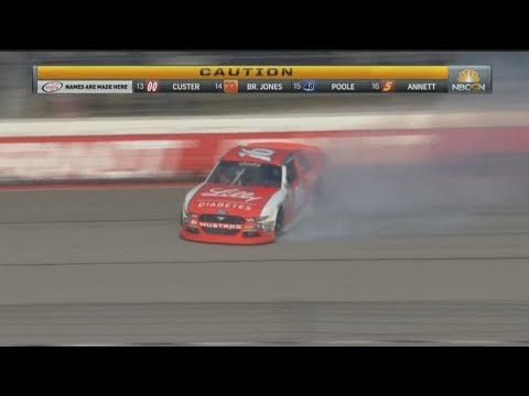 NASCAR Xfinity Series 2017. Chicagoland Speedway. Ryan Reed Spin