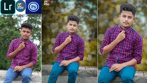 PS Touch Mobile editing tutorial | Natural Color Grading & retouch in Lightroom  | RAJIB EDITZ