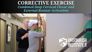 Combined Deep Cervical flexor and External Rotator Activation screenshot 3