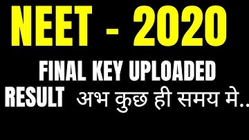 NEET 2020: Final Answer key released