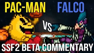 SSF2 Beta Commentary - Falco (Rev2Rev) Vs Pac-man (Bowler)