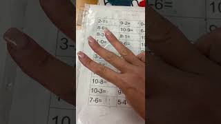 Subtraction fluency
