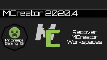 How to Recover Lost MCreator Workspaces