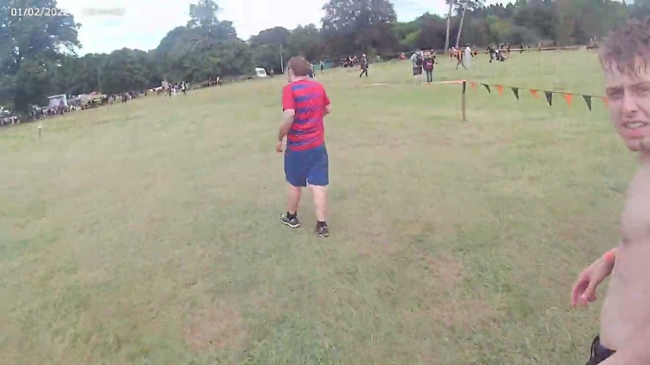 Climbing 8 foot wall obstacle