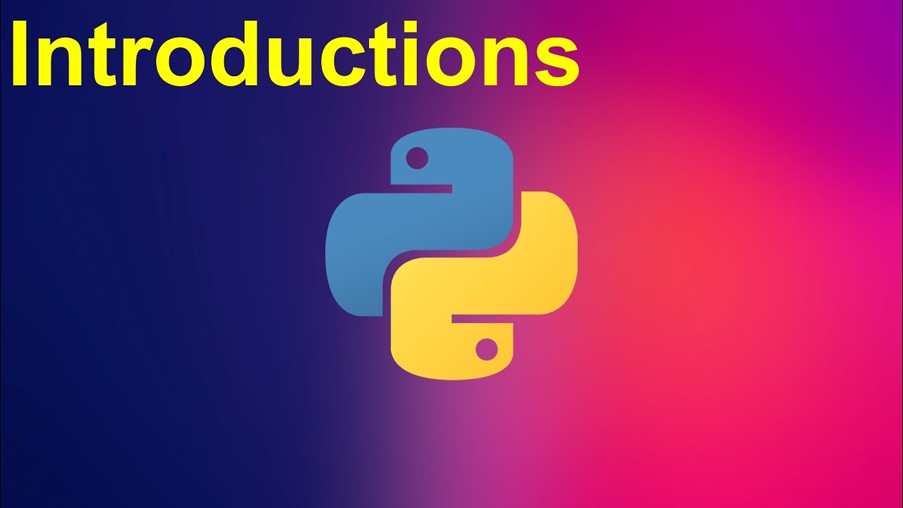 #1 Introduction to python | full Python - YouTube