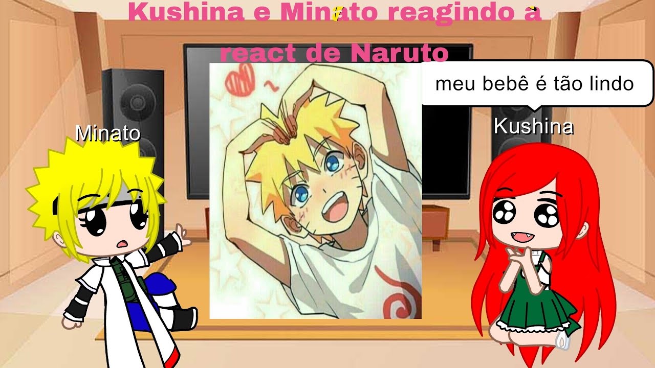 kushina e Minato reagindo a react de Naruto(Sasunaru)