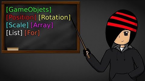 Unity - Programación básica | Parte 2(GameObjet,Posición, Rotación, Escala, Arreglos, Listas, For)